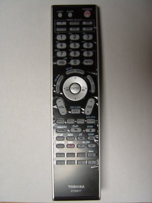 TOSHIBA CT-90277 REMOTE CONTROL PART # 75007950
