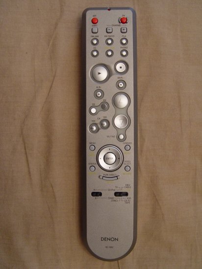 DENON RC-1052 REMOTE CONTROL PART # 9630307307