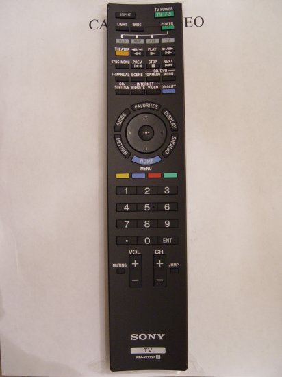 SONY RM-YD037 REMOTE CONTROL PART # 1-487-711-11