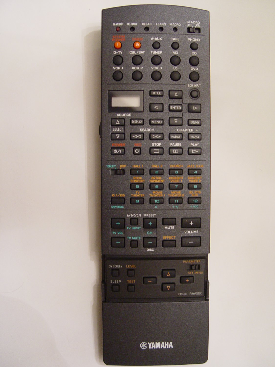 YAMAHA RAV220 REMOTE CONTROL PART # V4565600