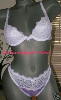 Victoria's Secret Miracle Push Up Bra SET White 36C Large