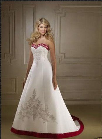 Sexy A LINE STYLE Wedding Dress Bridesmaid Bridal Gown Custom