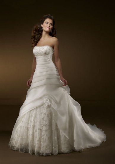 Sexy A LINE STYLE Wedding Dress Bridesmaid Bridal Gown Custom