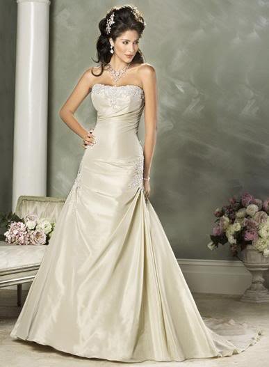 Sexy A LINE STYLE Wedding Dress Bridesmaid Bridal Gown Custom