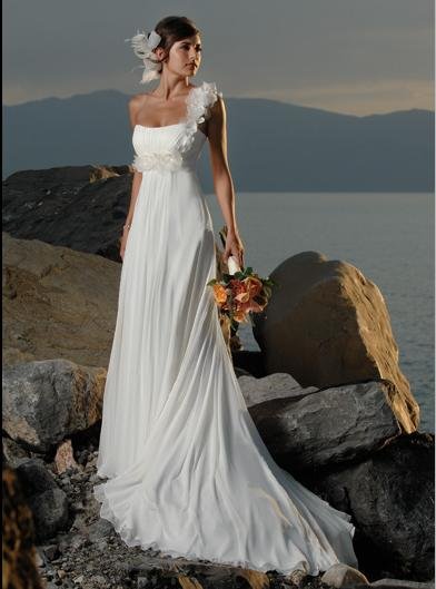 Sexy A LINE STYLE Wedding Dress Bridesmaid Bridal Gown Custom