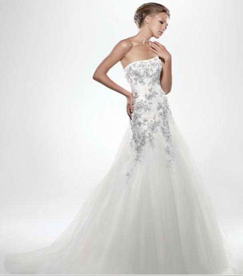 Sexy A LINE STYLE Wedding Dress Bridesmaid Bridal Gown Custom