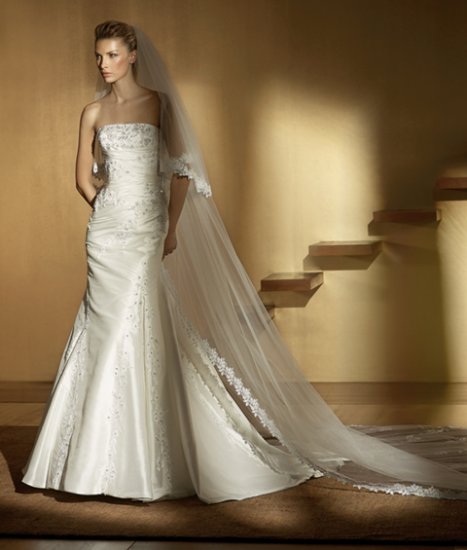 Sexy A LINE STYLE Wedding Dress Bridesmaid Bridal Gown Custom