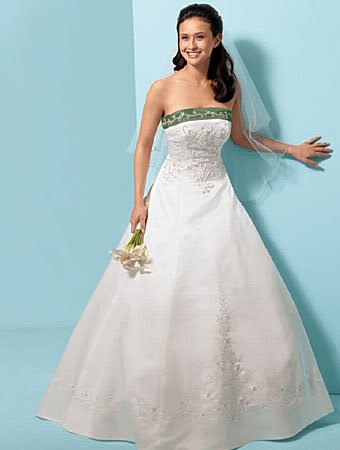 Sexy A LINE STYLE Wedding Dress Bridesmaid Bridal Gown Custom