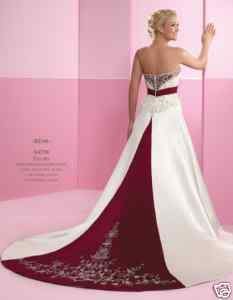 Sexy A LINE STYLE Wedding Dress Bridesmaid Bridal Gown Custom