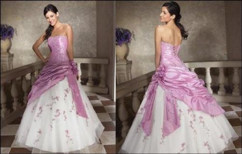 Sexy A LINE STYLE Wedding Dress Bridesmaid Bridal Gown Custom