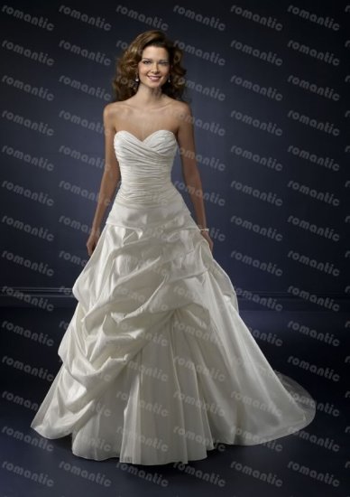Sexy A LINE STYLE Wedding Dress Bridesmaid Bridal Gown Custom