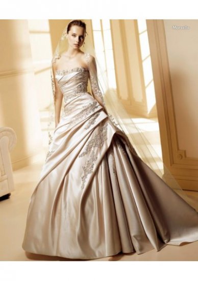 Sexy A LINE STYLE Wedding Dress Bridesmaid Bridal Gown Custom