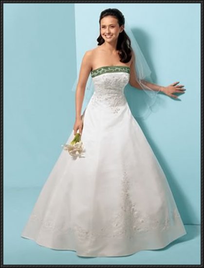Sexy A LINE STYLE Wedding Dress Bridesmaid Bridal Gown Custom