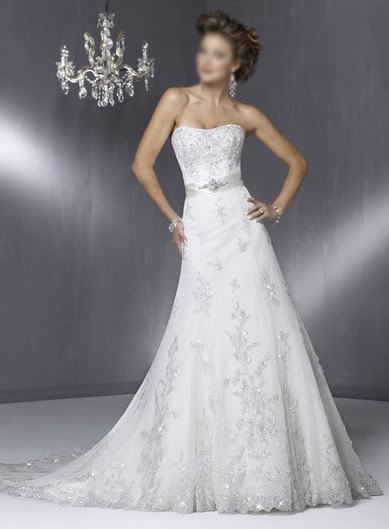 Sexy A LINE STYLE Wedding Dress Bridesmaid Bridal Gown Custom