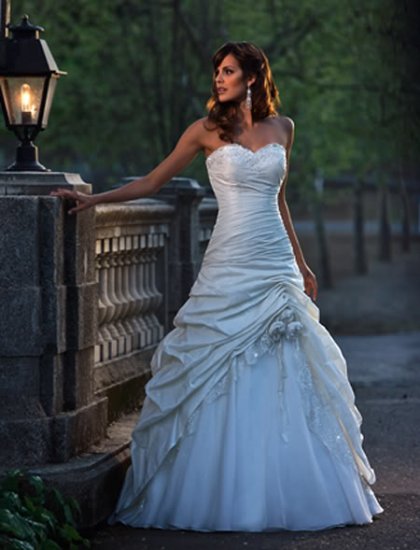 Sexy A LINE STYLE Wedding Dress Bridesmaid Bridal Gown Custom