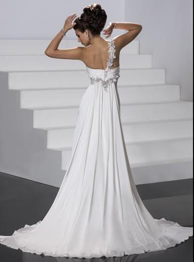 Sexy A LINE STYLE Wedding Dress Bridesmaid Bridal Gown Custom