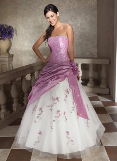 Sexy A LINE STYLE Wedding Dress Bridesmaid Bridal Gown Custom