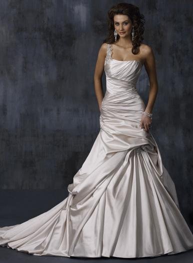 Sexy A LINE STYLE Wedding Dress Bridesmaid Bridal Gown Custom