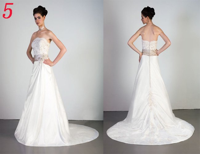 Sexy A LINE STYLE Wedding Dress Bridesmaid Bridal Gown Custom