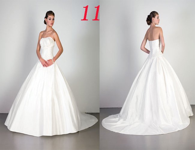 Sexy A LINE STYLE Wedding Dress Bridesmaid Bridal Gown Custom