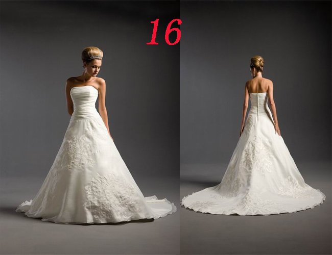 Sexy A LINE STYLE Wedding Dress Bridesmaid Bridal Gown Custom