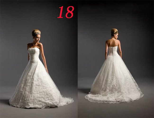 Sexy A LINE STYLE Wedding Dress Bridesmaid Bridal Gown Custom