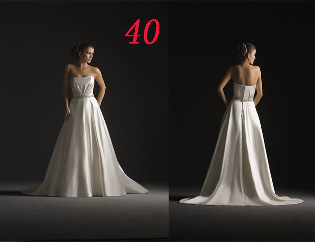 Sexy A LINE STYLE Wedding Dress Bridesmaid Bridal Gown Custom