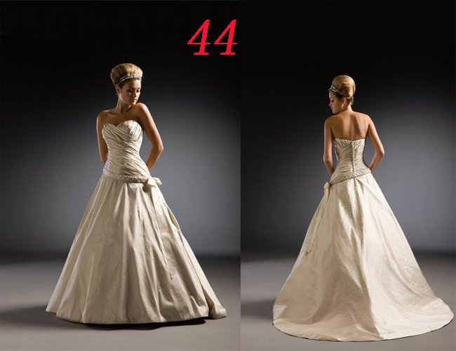 Sexy A LINE STYLE Wedding Dress Bridesmaid Bridal Gown Custom