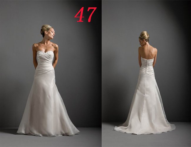 Sexy A LINE STYLE Wedding Dress Bridesmaid Bridal Gown Custom