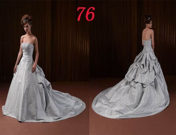 Sexy A LINE STYLE Wedding Dress Bridesmaid Bridal Gown Custom