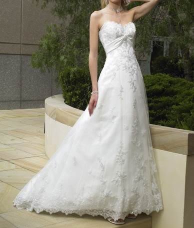 Sexy A LINE STYLE Wedding Dress Bridesmaid Bridal Gown Custom
