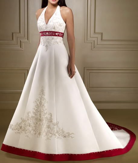 HOT Sexy Halter STYLE Wedding Dress Bridesmaid Bridal Gown Custom