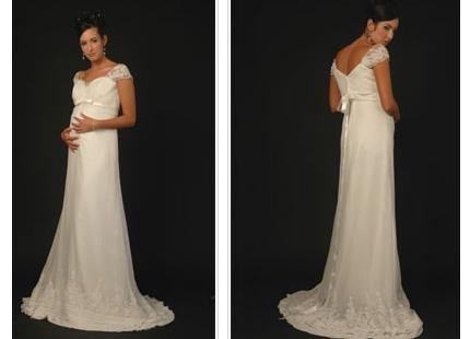 HOT Sexy maternity Wedding Dress Bridesmaid Bridal Gown Custom