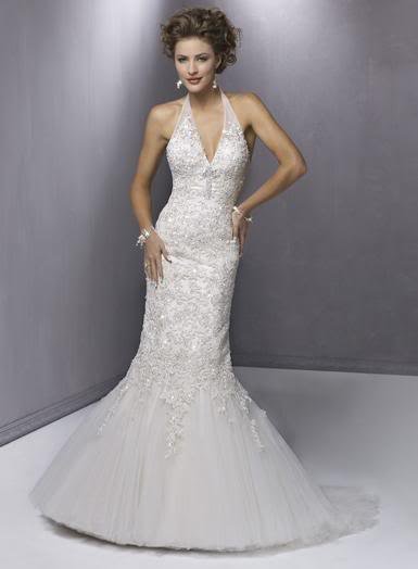 Mermaid Style Wedding Dress Bridesmaid Bridal Gown Custom