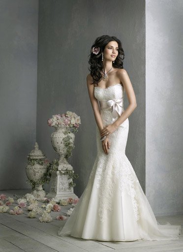 Mermaid Style Wedding Dress Bridesmaid Bridal Gown Custom