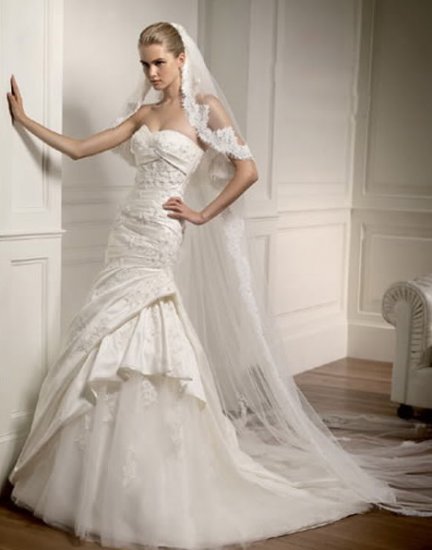 Mermaid Style Wedding Dress Bridesmaid Bridal Gown Custom