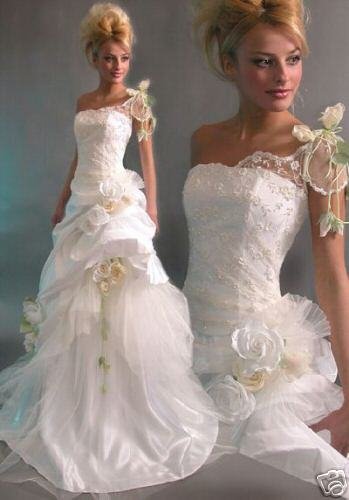 Mermaid Style Wedding Dress Bridesmaid Bridal Gown Custom