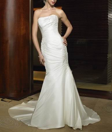Mermaid Style Wedding Dress Bridesmaid Bridal Gown Custom