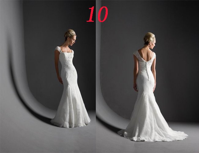 Mermaid Style Wedding Dress Bridesmaid Bridal Gown Custom