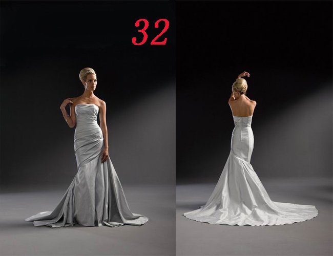 Mermaid Style Wedding Dress Bridesmaid Bridal Gown Custom