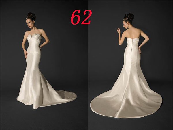 Mermaid Style Wedding Dress Bridesmaid Bridal Gown Custom