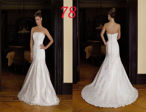 Mermaid Style Wedding Dress Bridesmaid Bridal Gown Custom