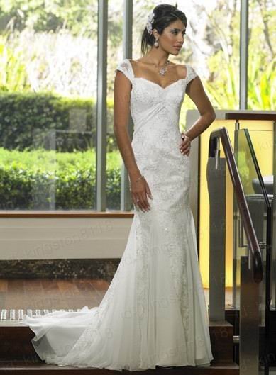 OFF THE SHOULDER Style LACE Wedding Dress Bridesmaid Bridal Gown Custom