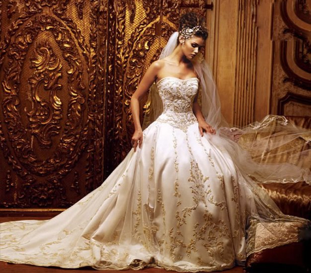 Strapless Style LACE Wedding Dress Bridesmaid Bridal Gown Custom