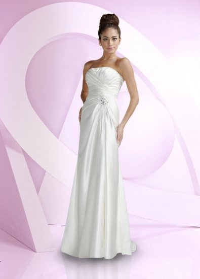 Strapless Style LACE Wedding Dress Bridesmaid Bridal Gown Custom