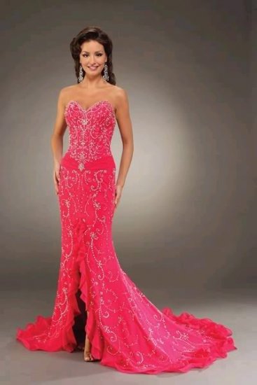 Strapless Style LACE Wedding Dress Bridesmaid Bridal Gown Custom