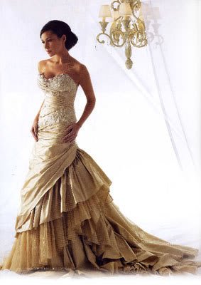 Strapless Style LACE Wedding Dress Bridesmaid Bridal Gown Custom