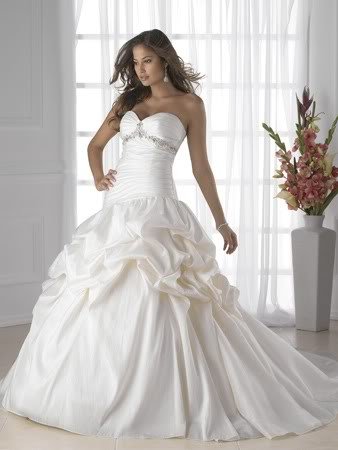 Strapless Style LACE Wedding Dress Bridesmaid Bridal Gown Custom