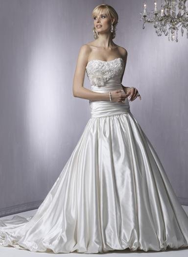 Strapless Style LACE Wedding Dress Bridesmaid Bridal Gown Custom
