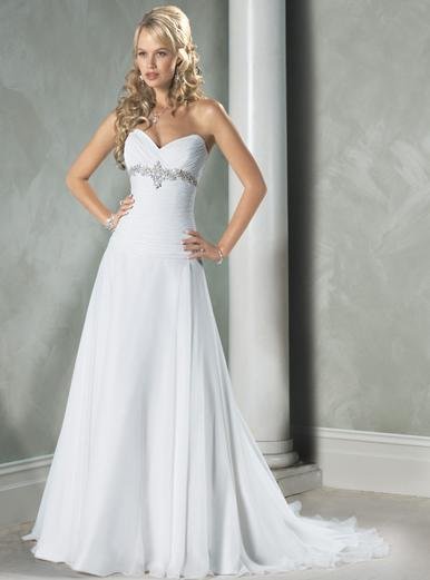 Strapless Style LACE Wedding Dress Bridesmaid Bridal Gown Custom
